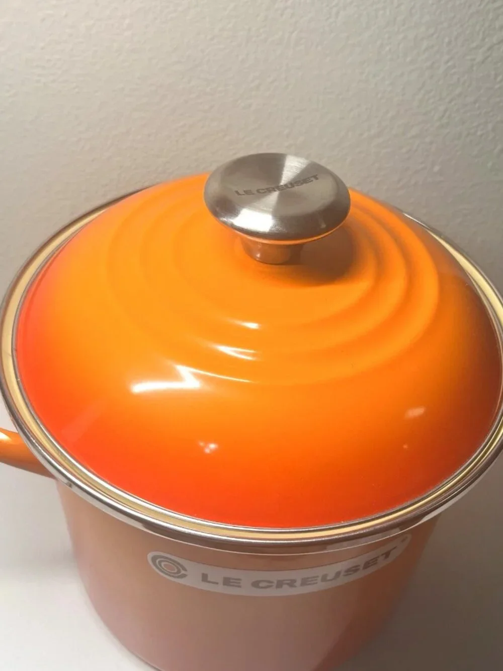 Le Creuset 6-Qt Enamel on Steel Stockpot Flame – Enamel Wear – Read